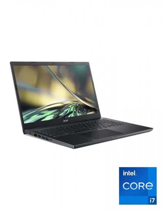  Laptop - Acer Aspire 7 A715-51G-74HZ Intel Core i7-1260P-16GB-SD 512GB-RTX 3050-4GB-15.6 FHD-DOS