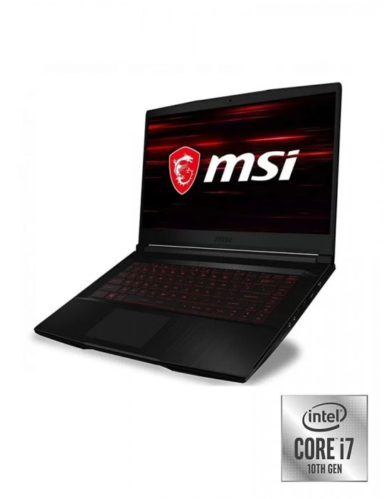 Laptop - msi GF63 Thin 10SCXR-Intel Core i7-10750H-8GB RAM-1TB-256 SSD-GTX1650 Max Q 4GB-DOS-15.6 FHD