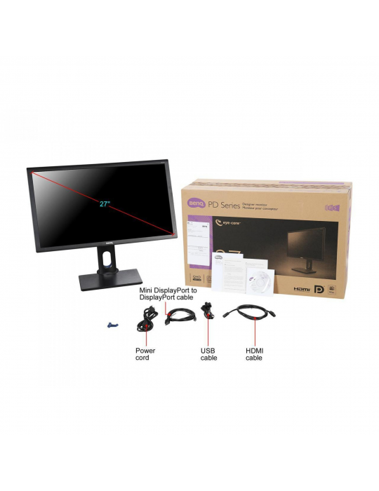  Monitors - BenQ Designer PD2700Q 60Hz 27 inch IPS QHD