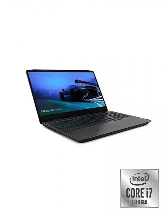  Laptop - Lenovo Ideapad Gaming 3 15IMH05 i7-10750H-16GB-1TB-SSD 256GB-GTX1650Ti-4G-15.6 FHD IPS-DOS-Onyx-Black