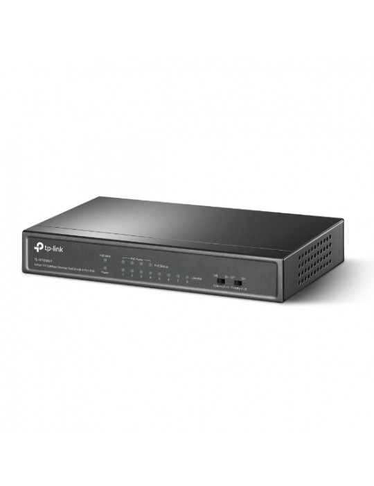  Networking - TP-Link 8-Port 10/100Mbps Desktop PoE Switch with 4-Port PoE-SF1008LP