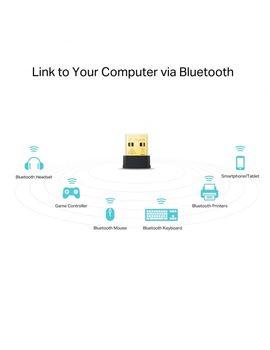  Networking - TP-Link AC600 Nano Wi-Fi Bluetooth 4.2 USB Adapter-Archer T2UB