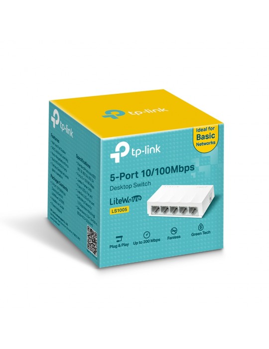  شبكات - TP-Link Desktop Switch 5 Port Gigabit-LS1005