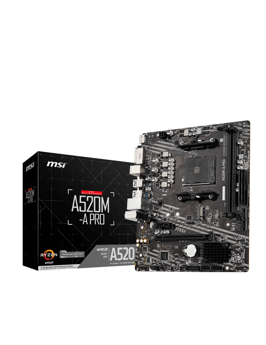  Motherboard - MB MSI ™ AMD A520M-A PRO