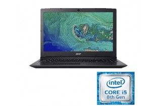  كمبيوتر محمول - Acer Aspire A315-53G Intel Core i5-8250U-8GB-1TB-MX130 2GB-15.6"-HD-DOS-Black