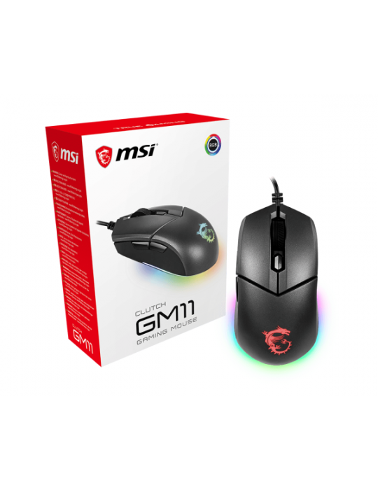  Mouse - MSI ™ Clutch GM11 GAMING Mouse-Black