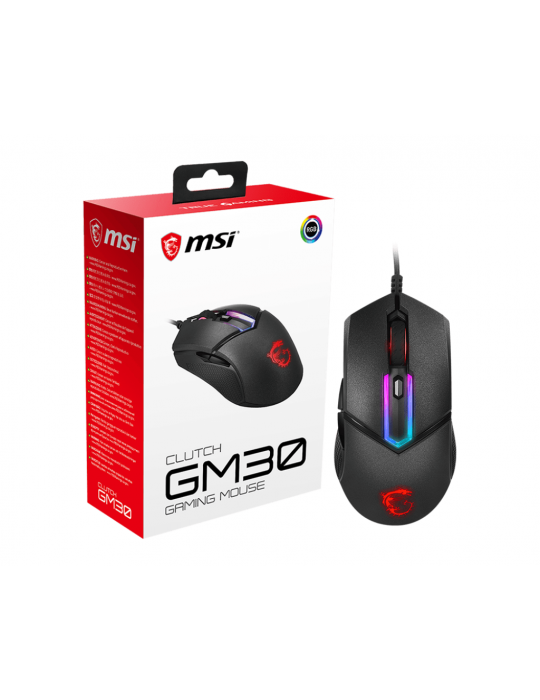  ماوس - MSI ™ Clutch GM30 GAMING Mouse-Black