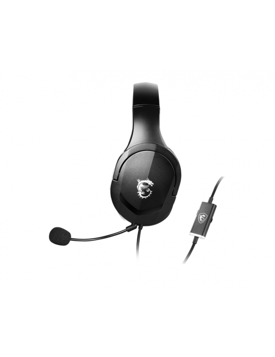 Headphones - MSI™ IMMERSE GH20-USB-3.5mm-Black