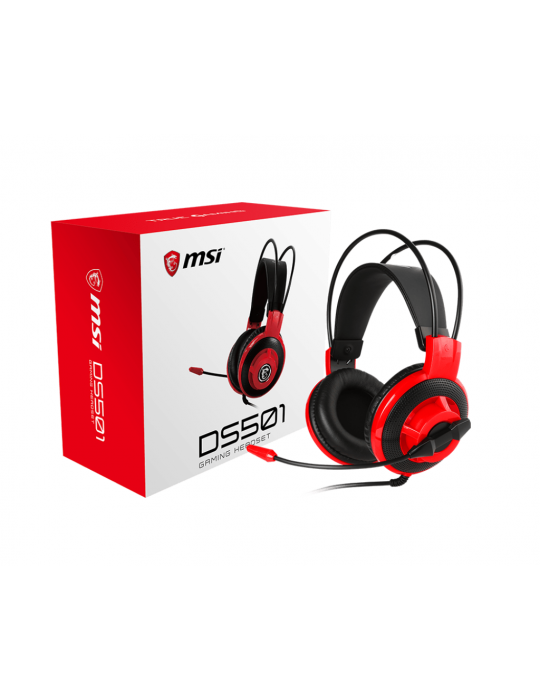  Headphones - MSI ™ DS501 GAMING HEADSET-3.5mm-Black
