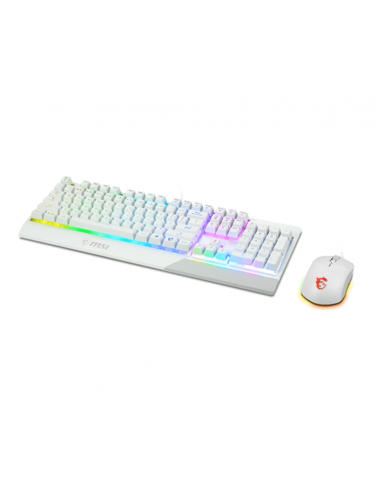  الصفحة الرئيسية - MSI ™ VIGOR GK30 KB+Mouse COMBO-Wired-White