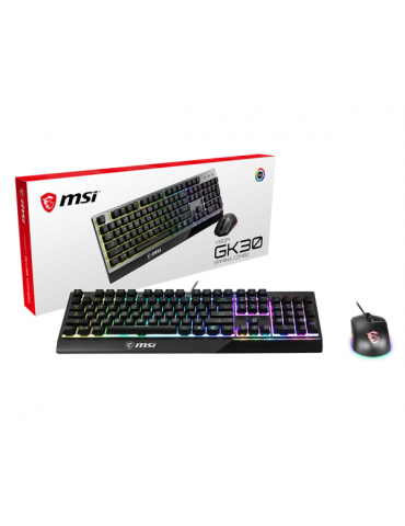 MSI ™ VIGOR GK30 Keyboard + Mouse COMBO-Wired-Black