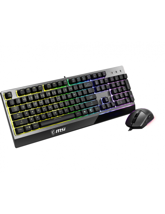  لوحات مفاتيح مع الماوس - MSI ™ VIGOR GK30 Keyboard + Mouse COMBO-Wired-Black