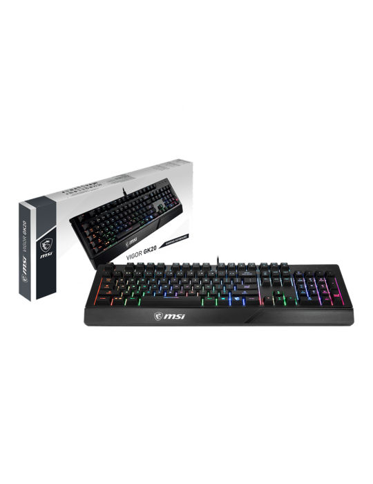  Keyboard - MSI ™ VIGOR GK20 Gaming Keyboard-Wired-Black