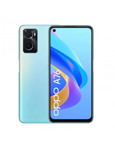 Oppo A76-6GB RAM-128GB Internal Storage-Blue