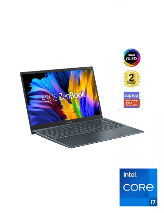  Laptop - ASUS ZenBook UX425EA-KI007W i7-1165G7-16GB-SSD 1TB-tel Iris Xe Graphics-14 FHD-Win11-Grey-Free Sleeve