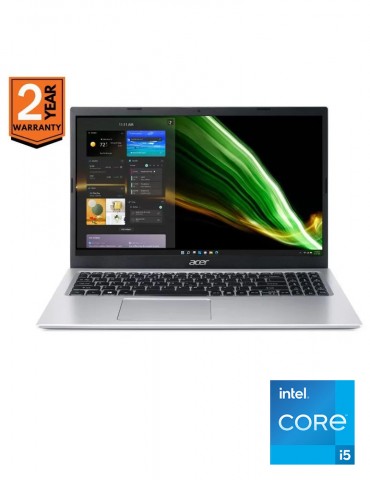 Acer Aspire 3 A315-58G-5657 i5-1135G7-8GB-1TB-SSD 256GB-MX350 2GB-15.6 FHD-DOS-Silver