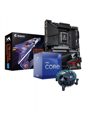 Bundle CPU Intel® Core™ i9-12900F/30MB Cache-Box-LGA1700-With Fan-MB GIGABYTE™ Intel® Z790 AORUS ELITE AX DDR4