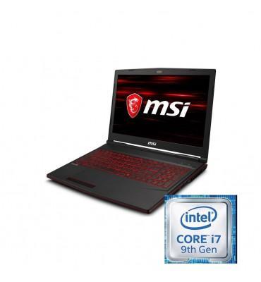 msi GL63 8SC Intel Core i7-9750H-16GB DDR4-SSD 256GB+1TB-Nvidia GTX1650-4GB GDDR5-15.6" FHD