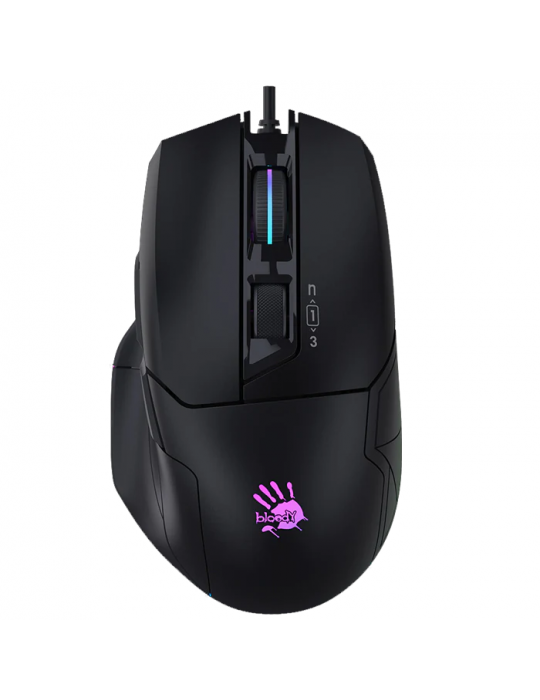 Mouse - Bloody W70 Pro RGB Gaming Mouse-Black