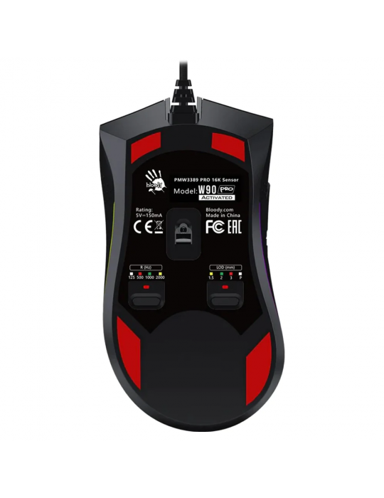  ماوس - Bloody W90 Pro RGB Gaming Mouse-Black
