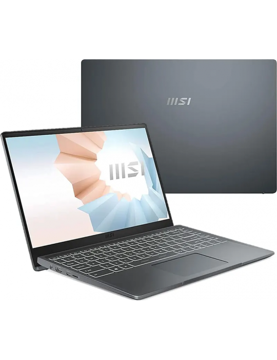 الصفحة الرئيسية - MSI Modern 14 B11M i5 1155G7-8GB DDR4-SSD 512GB-VGA Intel Irix-14 inch FHD-Win11