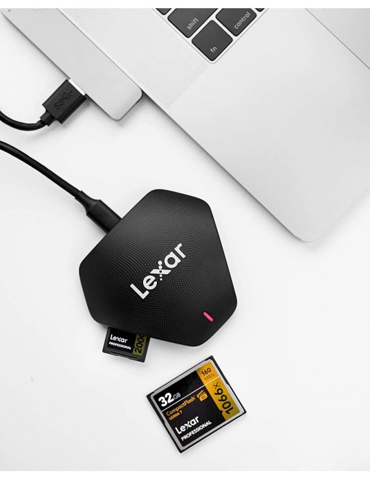  Memory Cards - Lexar Professional Reader Multi-Card 3-in-1