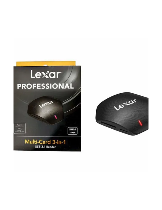  Memory Cards - Lexar Professional Reader Multi-Card 3-in-1