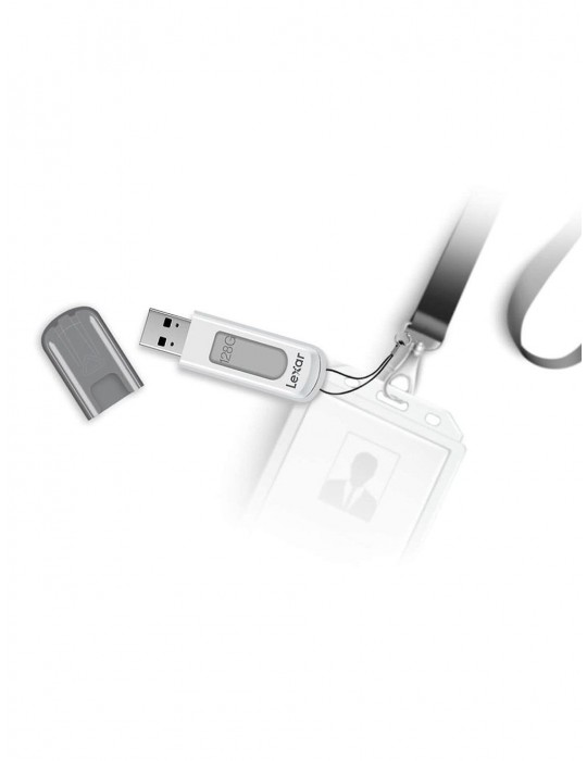  فلاش ميمورى - Lexar JumpDrive 128GB V100 USB 3.0