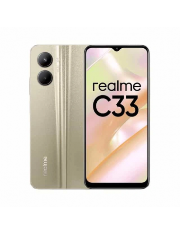 Realme C33-4GB RAM-128GB Internal Storage-Sandy Gold