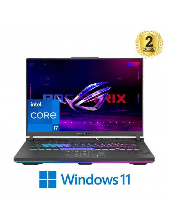  Laptop - ASUS ROG Strix G16 G614JZ-NN007W i7-13650HX-16GB-SSD 1TB-RTX4080-16GB-16.0 QHD+ 240Hz-Win11-Eclipse Gray-Bag free bund