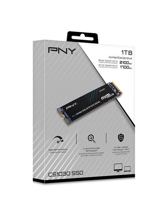 M.2 - SSD PNY-CS1030 1TB PCIe Gen3x4 M.2 2280