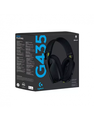 logitech G435 Wireless Gaming Headphone-Black