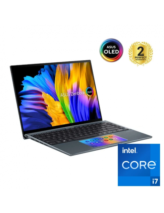 كمبيوتر محمول - ASUS ZENBOOK 14X UX5400EG-OLED007W-Intel Core I7-1165G7-1TB SSD-16GB RAM-NVIDIA MX450 2GB-14 Inch touch 2.8K OL