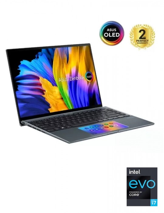  كمبيوتر محمول - ASUS ZENBOOK 14X UX5400EG-OLED007W-Intel Core I7-1165G7-1TB SSD-16GB RAM-NVIDIA MX450 2GB-14 Inch touch 2.8K OL