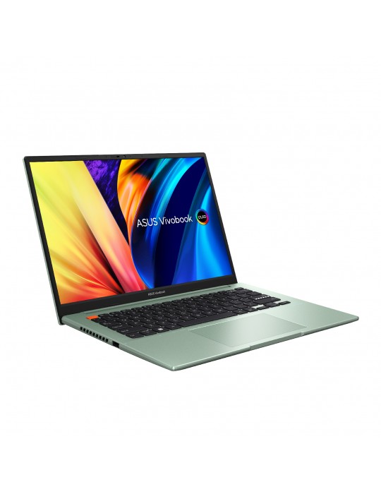  كمبيوتر محمول - ASUS VivoBook K3402ZA-OLED007W i7-12700H-16GB-SSD 512GB-Intel Iris Xe Graphics-14 Inch 2.8K OLED-Win11-Brave Gr