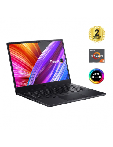 ASUS ProArt Studiobook 16 H5600QM-OLED009W Ryzen 9-5900HX-32GB-SSD 2TB-RTX3060-6GB-16 Inch 4K OLED-Win11-Star Black