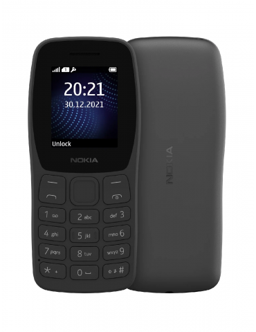 Nokia 105 2022-Dual SIM-Black