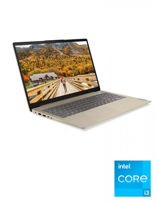  Laptop - Lenovo IdeaPad 3 i3-1115G4-4GB-1TB-Intel Graphics-15.6 FHD-Dos-SAND