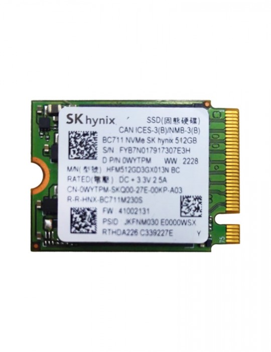  M.2 - SSD SK Hynix 512 M.2 2230 PCIe NVMe
