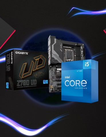 Bundle CPU Intel® Core™ i5-12600K /20MB Cache -10CORE - LGA1700 BOX-With out Fan-MB GIGABYTE™ Intel® Z790 UD DDR5