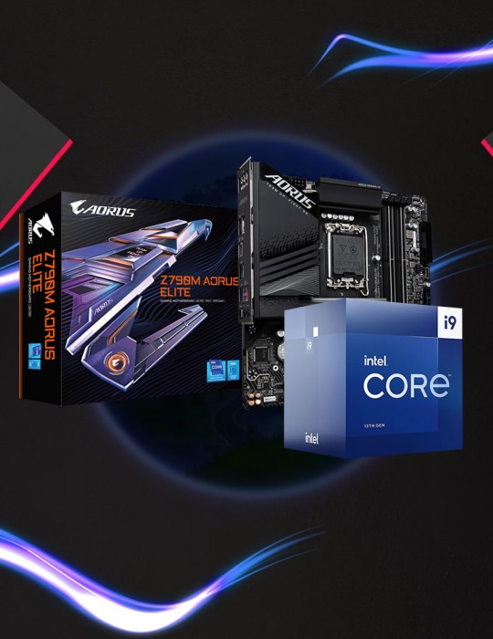  Gaming PC - Bundle CPU Intel® Core™ i9-13900 / 30MB Cache - Box - LGA1700-With Fan-MB GIGABYTE™ Intel® Z790M AORUS ELITE DDR5