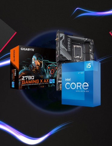 Bundle CPU Intel® Core™ i5-12600K /20MB Cache -10CORE - LGA1700 BOX-With out Fan-MB GIGABYTE™ Intel® Z790 GAMING X AX DDR5