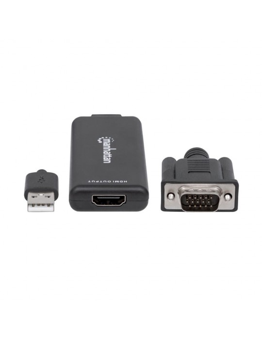  كبلات و وصلات - Manhattan VGA and USB to HDMI Converter