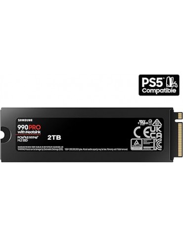 SSD SAMSUNG 990 PRO 2TB heatsink PCIe 4.0 NVMe