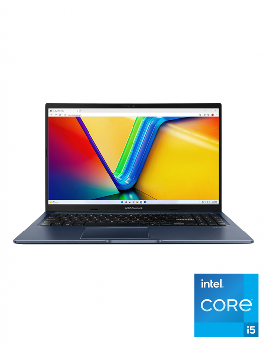 كمبيوتر محمول - ASUS Vivobook 15 X1504VA-NJ005W i5-1335U-8GB-SSD 512GB-Intel UHD Graphics-15.6 Inch FHD-Win11-Quiet Blue