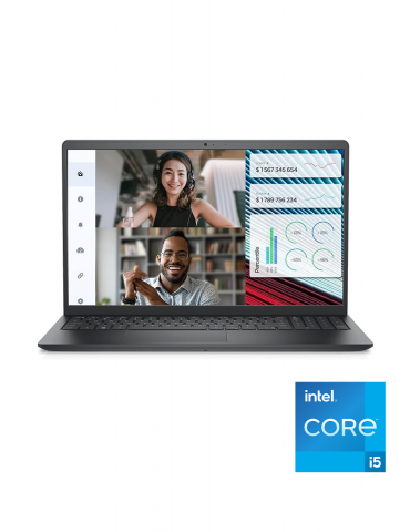 Dell Vostro 3520 Intel core i5-1235U-RAM 8GB-SSD 256GB-Intel UHD Graphics-15.6 inch FHD -Carbon Black