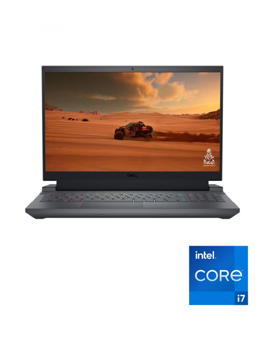  كمبيوتر محمول - Dell G15 5530 i7-13650HX-16GB RAM DDR5-512GB SSD- Nvidia RTX3050-6GB-15.6 inch FHD 120Hz-Windows 11-Grey