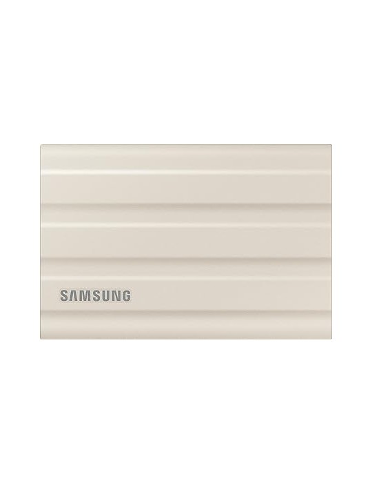  وحدات تخزين - SSD Samsung Portable T7 Shield USB 3.2 Gen 2-1TB - Moonrock Beige