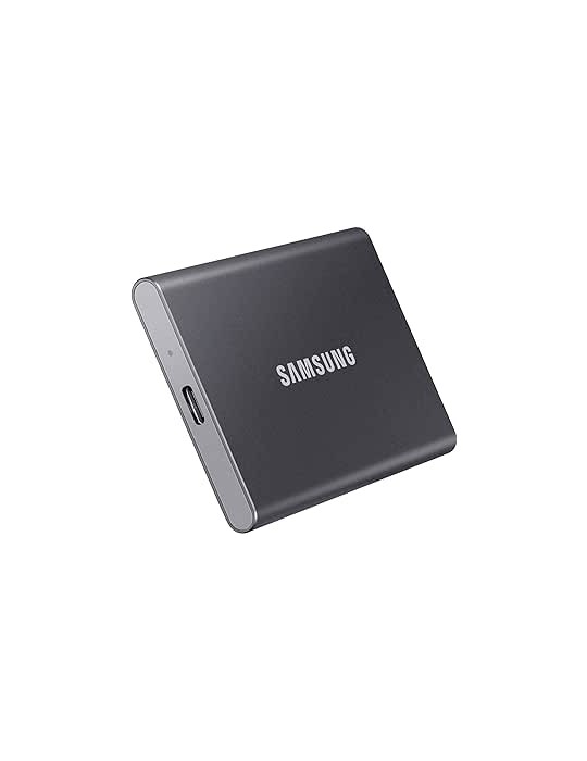 الصفحة الرئيسية - SSD Samsung Portable T7 USB 3.2 1TB -Titan Grey