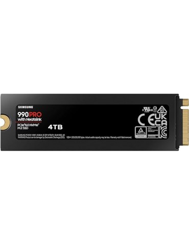 SSD SAMSUNG 990 PRO 4TB Heatsink PCIe 4.0 NVMe